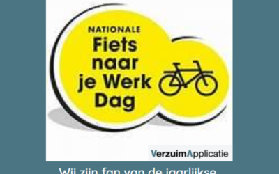 Fiets naar je werkdag