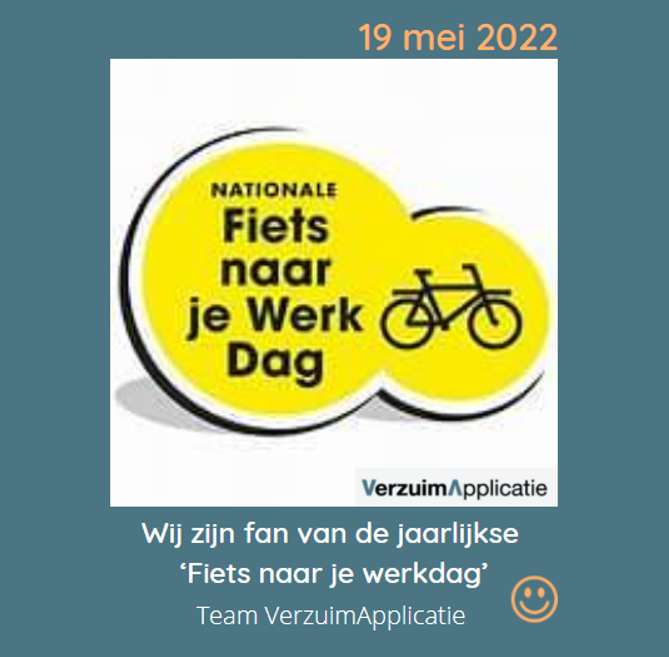 Fiets naar je werkdag